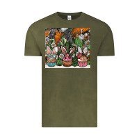 Vintage Olive easter Vintage Tee - CowhideDigitalArt