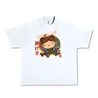 White kaylee kawaii Urban Heavy Tee - linhVisuals