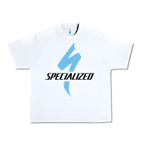 White Specialized Bikes Bicycle Urban Heavy Tee - linhVisuals