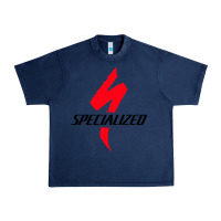 Navy Specialized Bikes Bicycle Urban Heavy Tee - linhVisuals