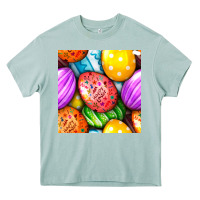 Arona Happy Easter Eggs Seamless Pattern Heavy Core Tee - BundleAndBundleShop