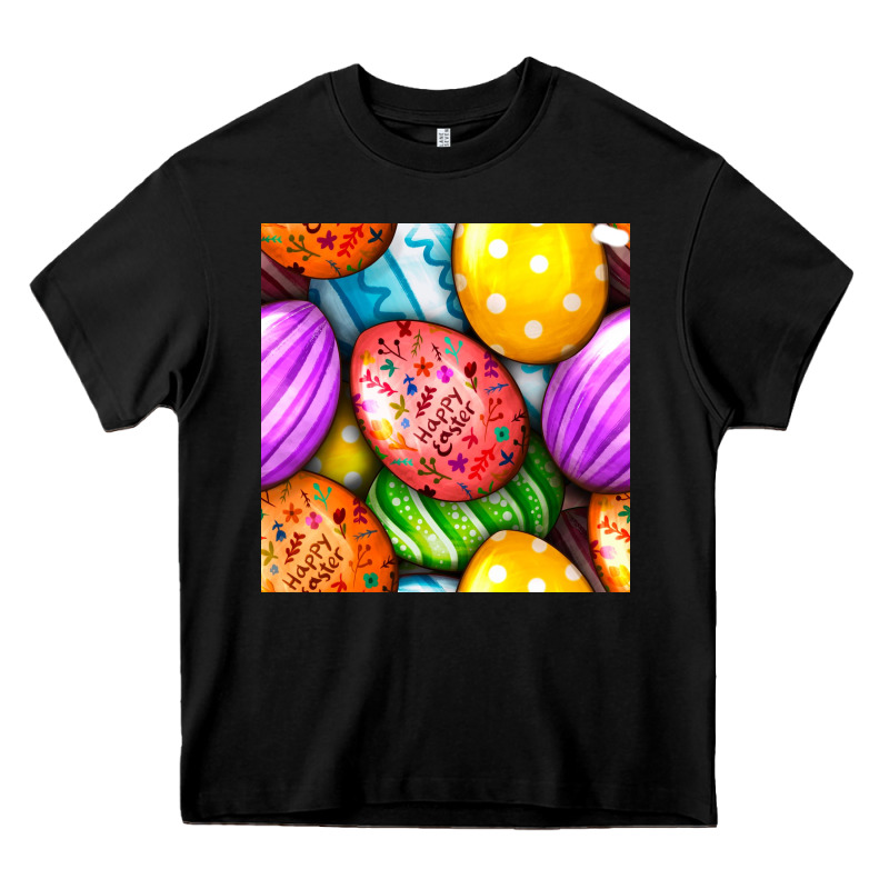 Happy Easter Eggs Seamless Pattern Heavy Core Tee by BundleAndBundleShop | Teevron