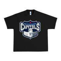 Black madison capitols Urban Heavy Tee - linhVisuals