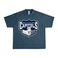 Midnight Navy madison capitols Urban Heavy Tee - linhVisuals