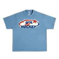 Pebble Blue usa hockey Urban Heavy Tee - linhVisuals