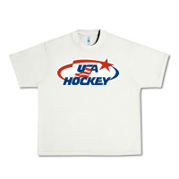 Pistachio usa hockey Urban Heavy Tee - linhVisuals