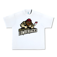 White muskegon lumberjacks dc143c Urban Heavy Tee - linhVisuals