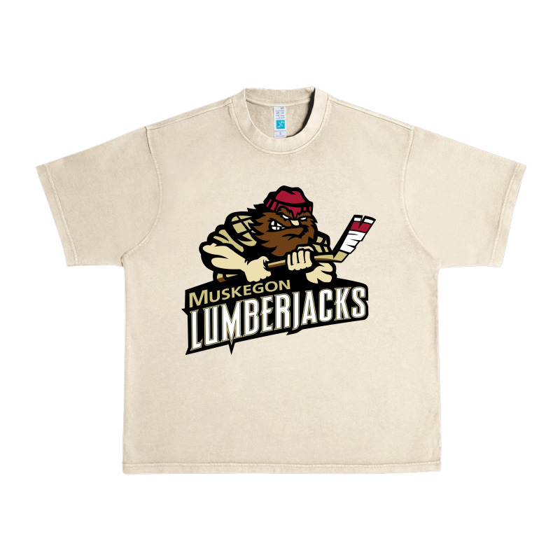 Muskegon Lumberjacks Dc143c Urban Heavy Tee by linhVisuals | Teevron