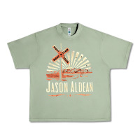 Oil Green Jason Aldean Urban Heavy Tee - linhVisuals