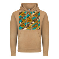 Vintage Camel leopard cowhide  leather sunflowers Vintage Hoodie - Artiststas