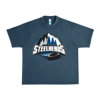 Midnight Navy idaho steelheads mountain Urban Heavy Tee - linhVisuals