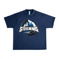 Navy idaho steelheads mountain Urban Heavy Tee - linhVisuals