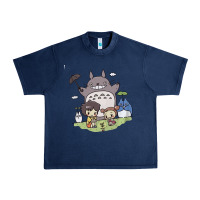 Navy totorooo tshirt Urban Heavy Tee - linhVisuals