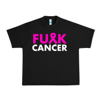 Black fck cancer Urban Heavy Tee - linhVisuals