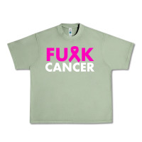 Oil Green fck cancer Urban Heavy Tee - linhVisuals
