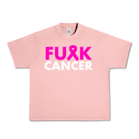 Salmon fck cancer Urban Heavy Tee - linhVisuals