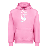 Fuchsia Pink Peace Was Never An Option Urban Hoodie - Bettercallsaul