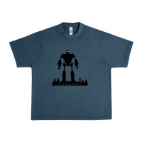 Midnight Navy iron giant Urban Heavy Tee - linhVisuals