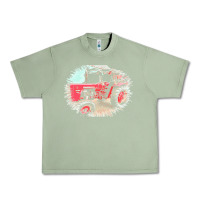 Oil Green tractor t  shirt tractor t  shirt Urban Heavy Tee - linhVisuals