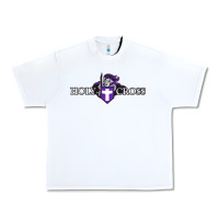 White holy cross crusaders Urban Heavy Tee - linhVisuals