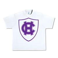 White holy cross crusaders Urban Heavy Tee - linhVisuals