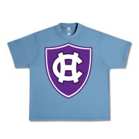 Pebble Blue holy cross crusaders Urban Heavy Tee - linhVisuals