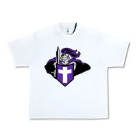 White holy cross crusaders Urban Heavy Tee - linhVisuals