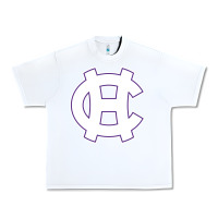 White holy cross crusaders Urban Heavy Tee - linhVisuals