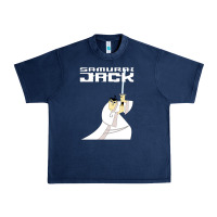 Navy samurai jack Urban Heavy Tee - linhVisuals