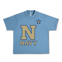 Pebble Blue navy midshipmen Urban Heavy Tee - linhVisuals