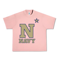 Salmon navy midshipmen Urban Heavy Tee - linhVisuals