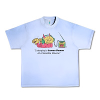 Grape Ice listening to lemon demon Urban Heavy Tee - linhVisuals