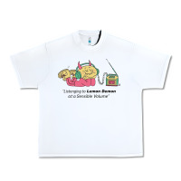 White listening to lemon demon Urban Heavy Tee - linhVisuals