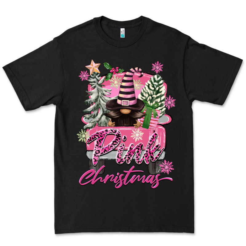 Pink Christmas Truck Gnome Premium Tee by FaDigitalArtStudio | Teevron