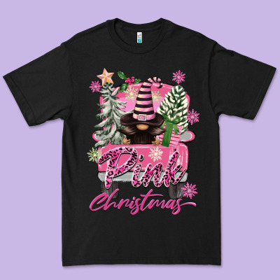 Pink Christmas Truck Gnome Premium Tee Designed By Fadigitalartstudio