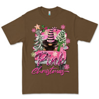 Cacao Pink Christmas Truck Gnome Premium Tee - FaDigitalArtStudio
