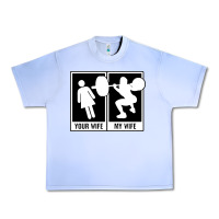 Grape Ice your wife my wife weightlifting Urban Heavy Tee - linhVisuals