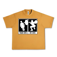 Peanut Butter your wife my wife weightlifting Urban Heavy Tee - linhVisuals