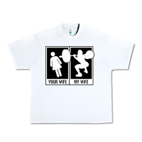White your wife my wife weightlifting Urban Heavy Tee - linhVisuals