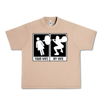 Burro your wife my wife weightlifting Urban Heavy Tee - linhVisuals