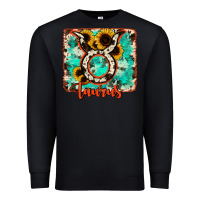 Black taurus turquoise cowhide Premium Sweatshirt - RanaPortraitStore