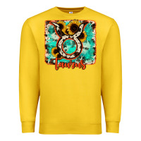 Lemon taurus turquoise cowhide Premium Sweatshirt - RanaPortraitStore