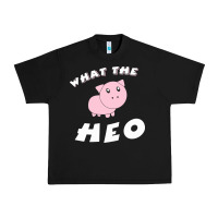 Black what the heo Urban Heavy Tee - linhVisuals