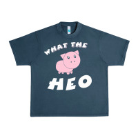 Midnight Navy what the heo Urban Heavy Tee - linhVisuals