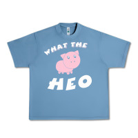 Pebble Blue what the heo Urban Heavy Tee - linhVisuals