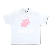 White what the heo Urban Heavy Tee - linhVisuals