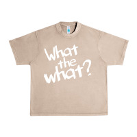 French Oak what the what Urban Heavy Tee - linhVisuals