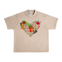 French Oak merry Christmas heart Urban Heavy Tee - CowhideDigitalArt