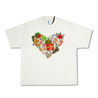Pistachio merry Christmas heart Urban Heavy Tee - CowhideDigitalArt