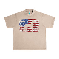 French Oak great dane vintage american flag t shirt Urban Heavy Tee - linhVisuals